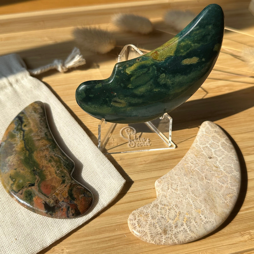 Jasper Moon Gua Sha Face Massage Tool