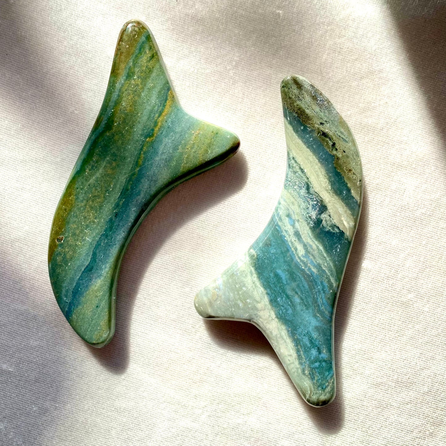 Jasper Wave Gua Sha Face Massage Tool