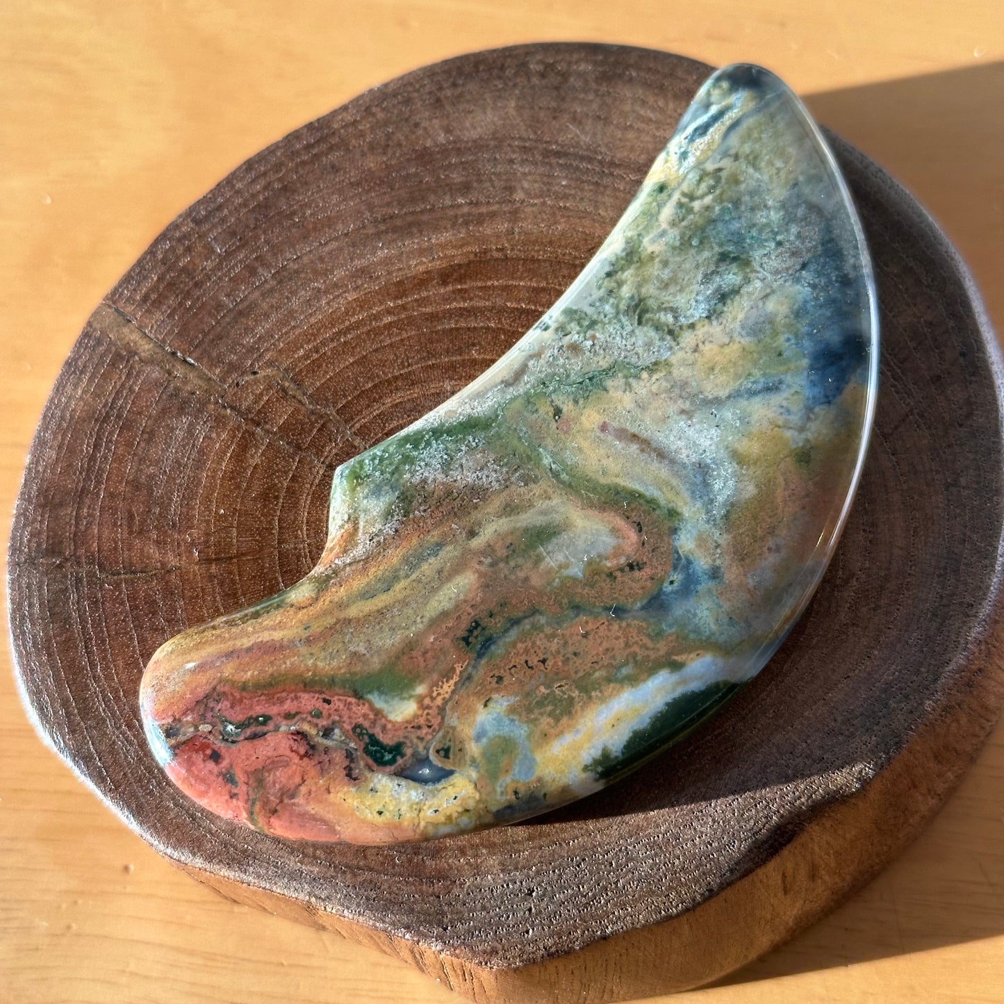 Jasper Moon Gua Sha Face Massage Tool