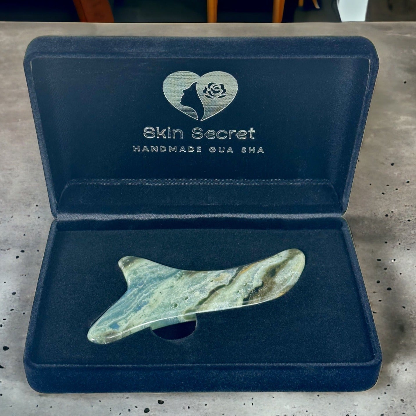 Jasper Wave Gua Sha Face Massage Tool