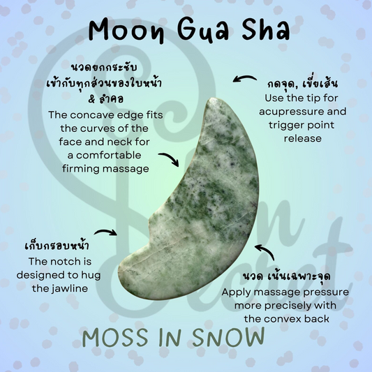 Moss in Snow Moon Gua Sha